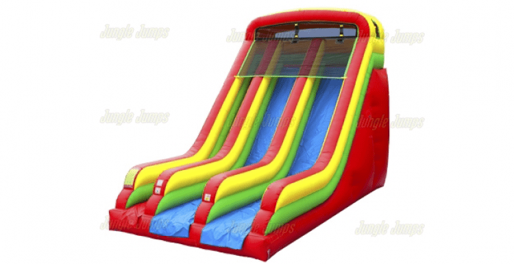 18ft Dual Lane Slide (Dry)